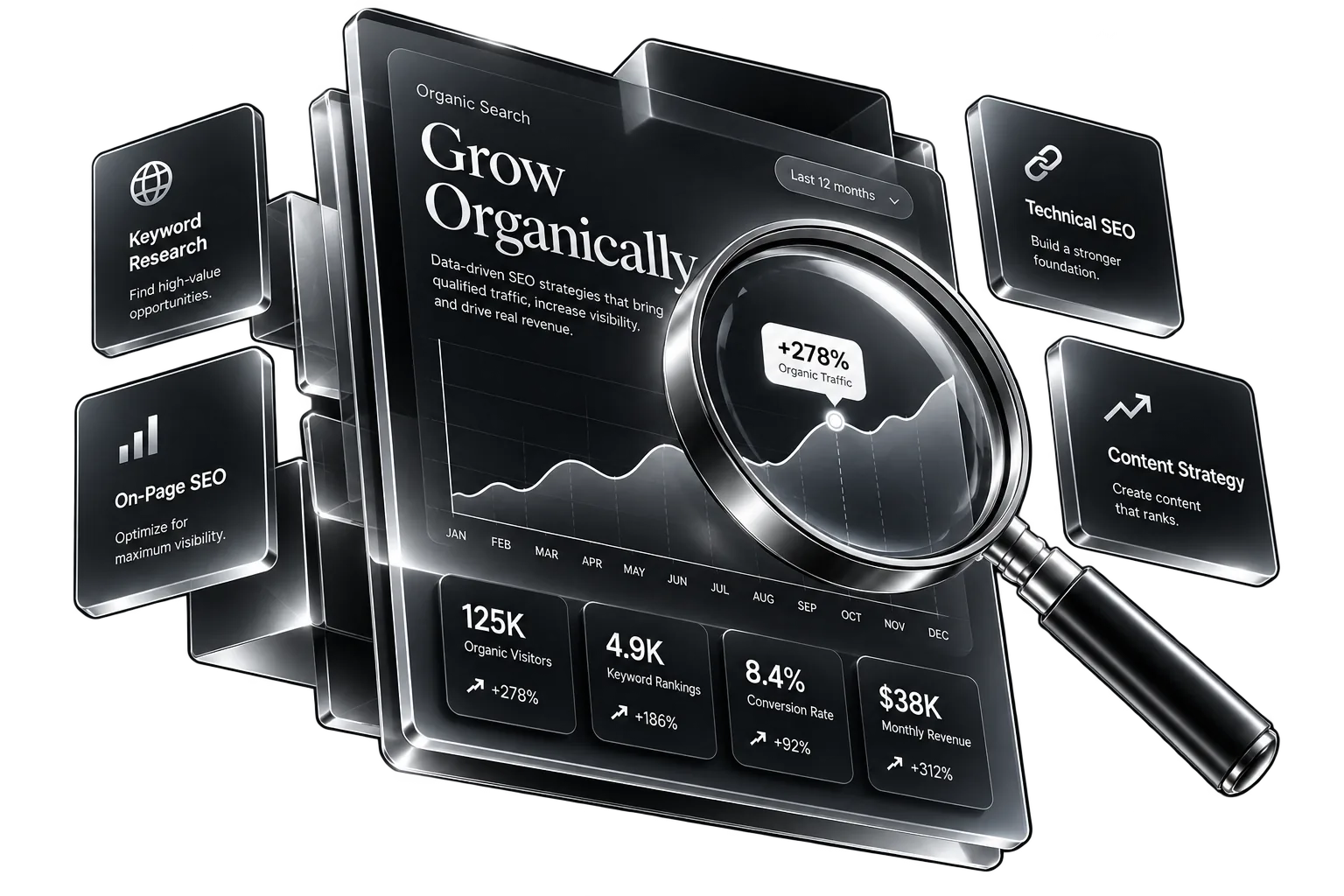 Search engine optimization illustration